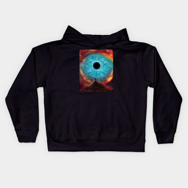 space_eye_dude Kids Hoodie by circlestances